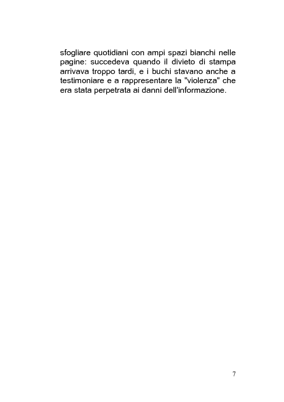 Anteprima della tesi: Giornalismo di guerra: tecniche, evoluzioni, analisi, Pagina 6
