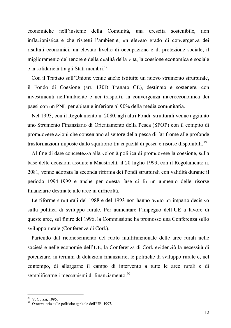 Anteprima della tesi: I Fondi Strutturali europei nel centro Italia. Un caso nella Regione Lazio., Pagina 11