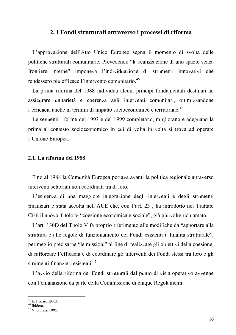 Anteprima della tesi: I Fondi Strutturali europei nel centro Italia. Un caso nella Regione Lazio., Pagina 15