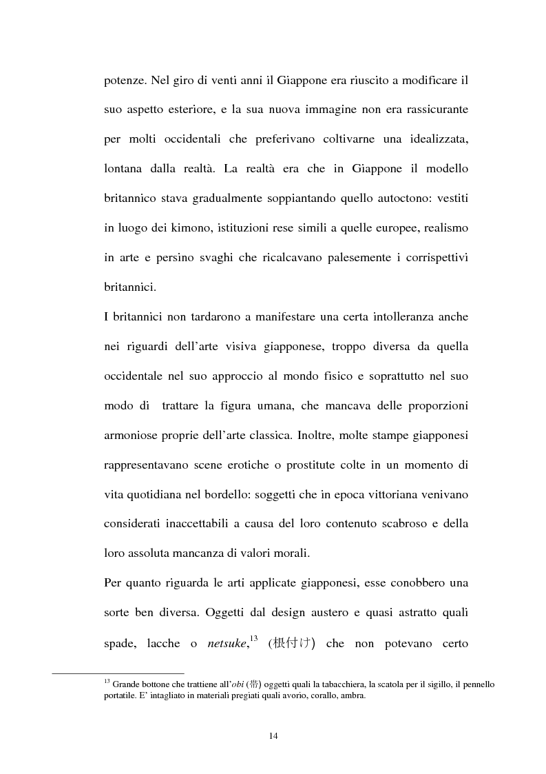 Anteprima della tesi: Il Giapponismo in Aubrey Beardsley, Pagina 14