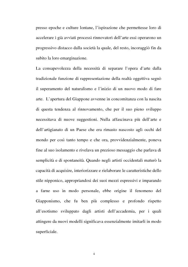 Anteprima della tesi: Il Giapponismo in Aubrey Beardsley, Pagina 4