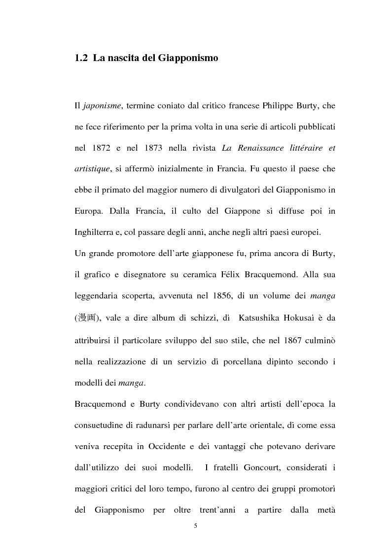 Anteprima della tesi: Il Giapponismo in Aubrey Beardsley, Pagina 5