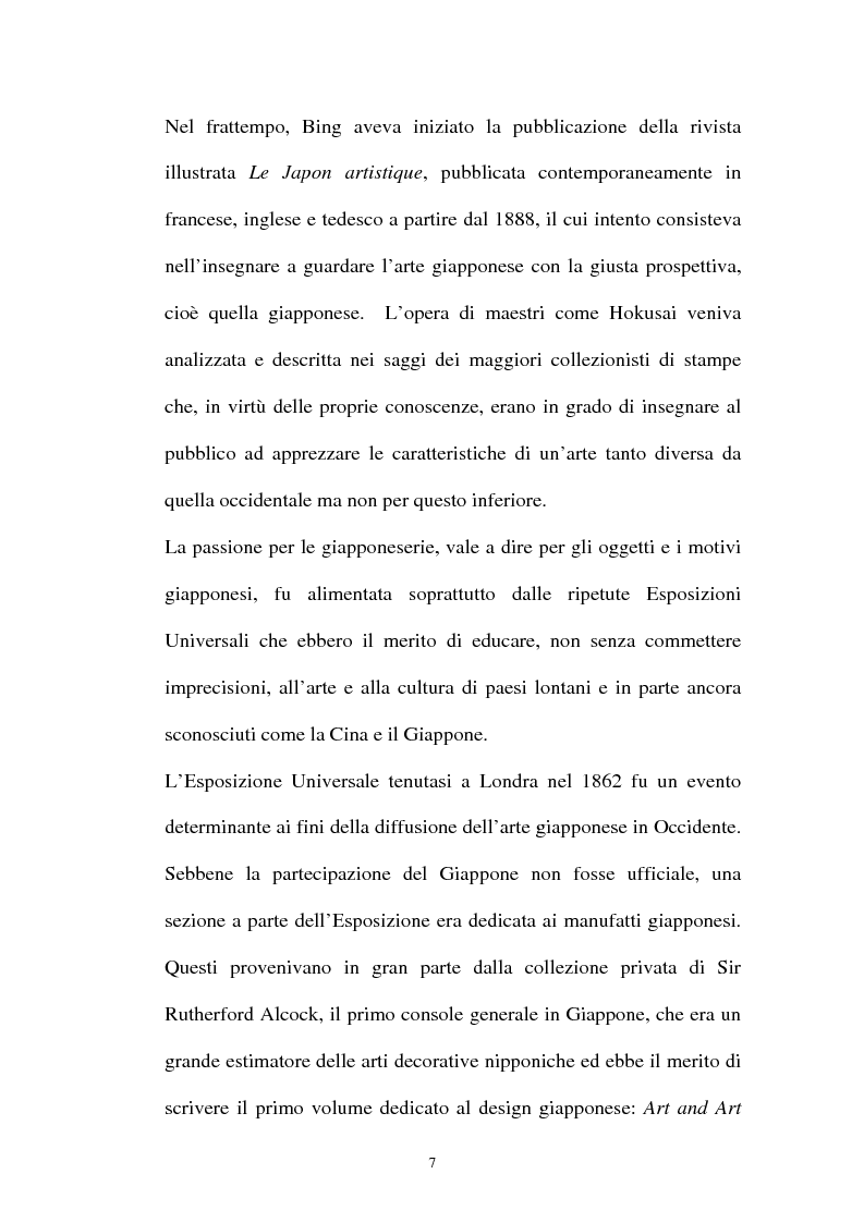 Anteprima della tesi: Il Giapponismo in Aubrey Beardsley, Pagina 7