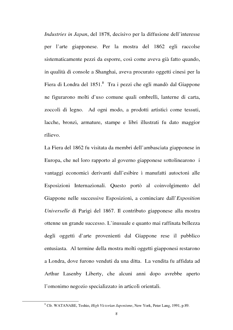 Anteprima della tesi: Il Giapponismo in Aubrey Beardsley, Pagina 8