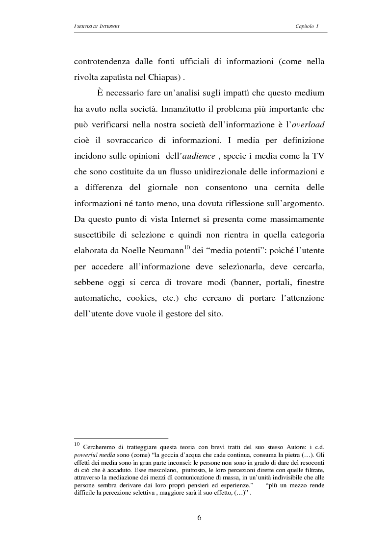 Anteprima della tesi: Responsabilità civile degli Internet providers: aspetti comparatistici, Pagina 6