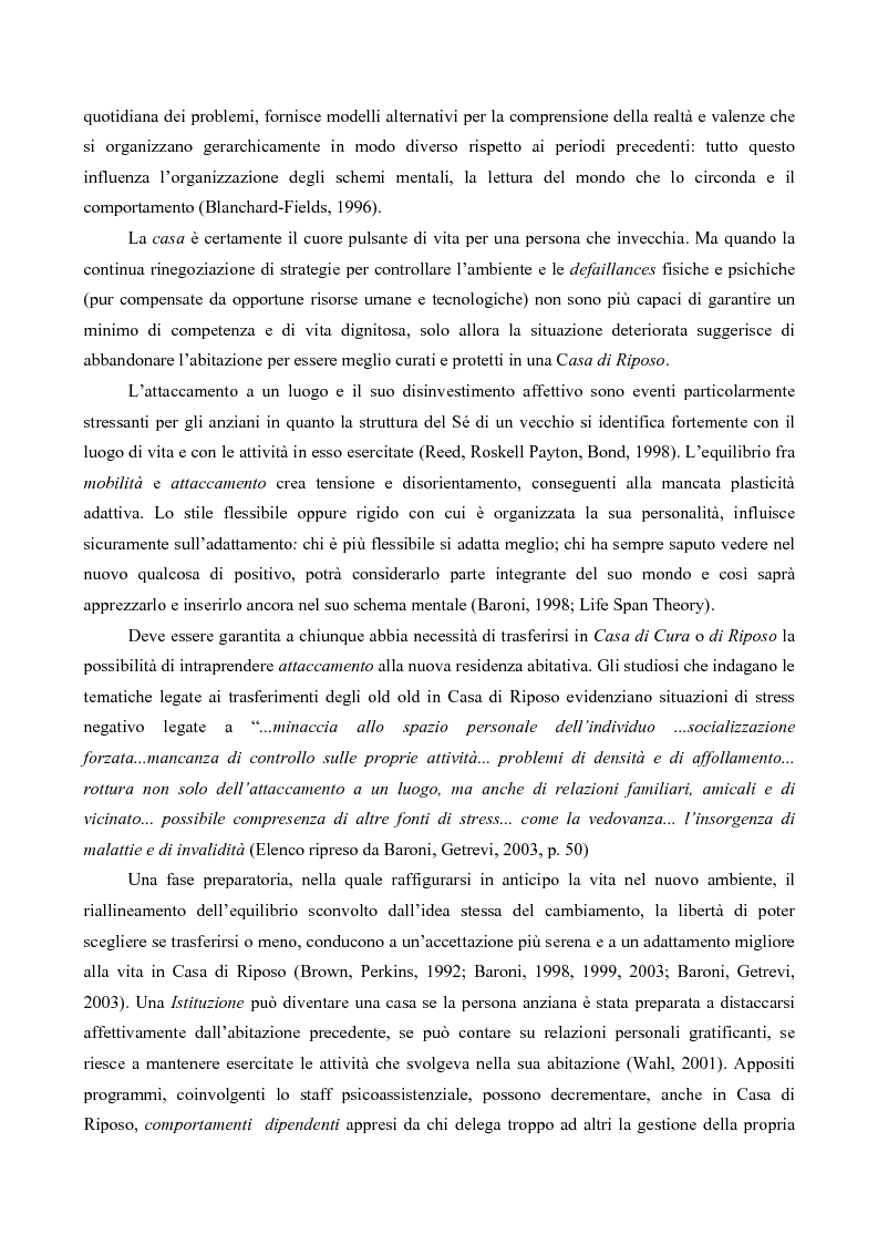 Anteprima della tesi: Attaccamento ai luoghi negli anziani, Pagina 4