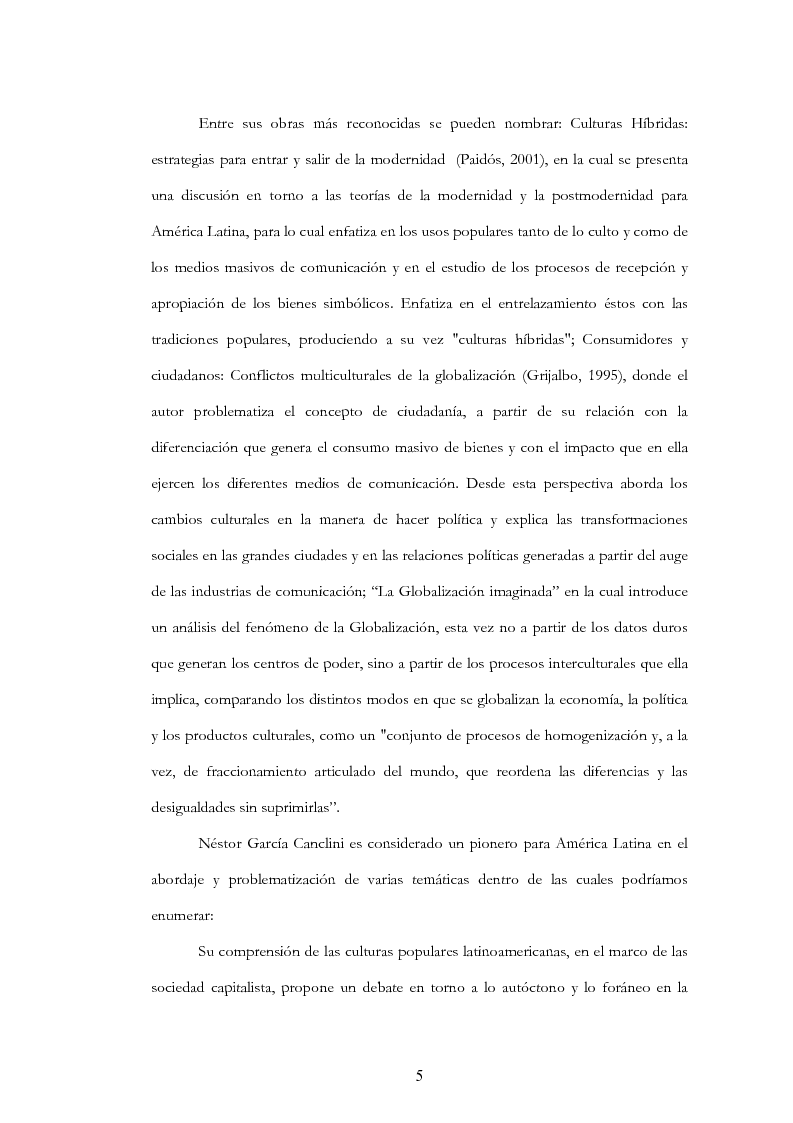 Anteprima della tesi: Anàlisis, comentario y traducciòn de "Latinoamericanos buscando lugar en este siglo" de Néstor Garcìa Canclini, Pagina 4