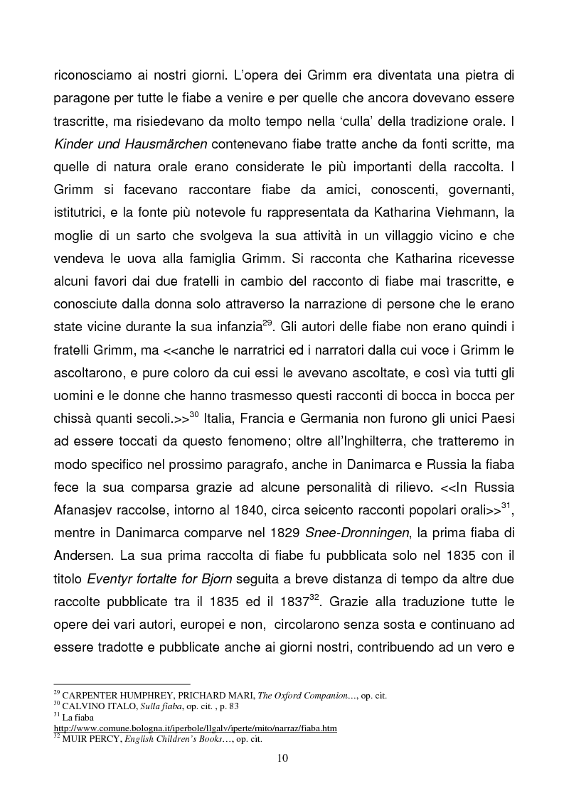 Anteprima della tesi: Tra due mondi: dalla fiaba popolare alle riscritture di Angela Carter in The Bloody Chamber and Other Stories, Pagina 10