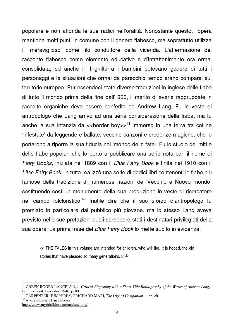 Anteprima della tesi: Tra due mondi: dalla fiaba popolare alle riscritture di Angela Carter in The Bloody Chamber and Other Stories, Pagina 14