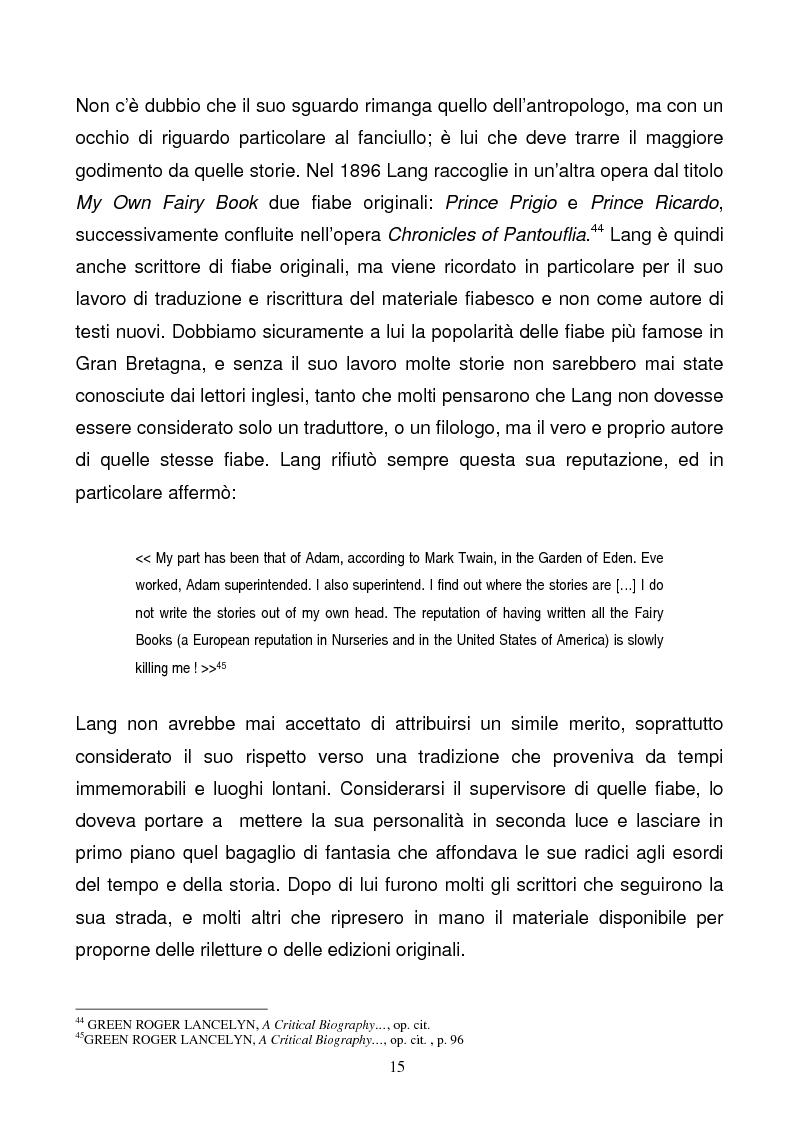 Anteprima della tesi: Tra due mondi: dalla fiaba popolare alle riscritture di Angela Carter in The Bloody Chamber and Other Stories, Pagina 15