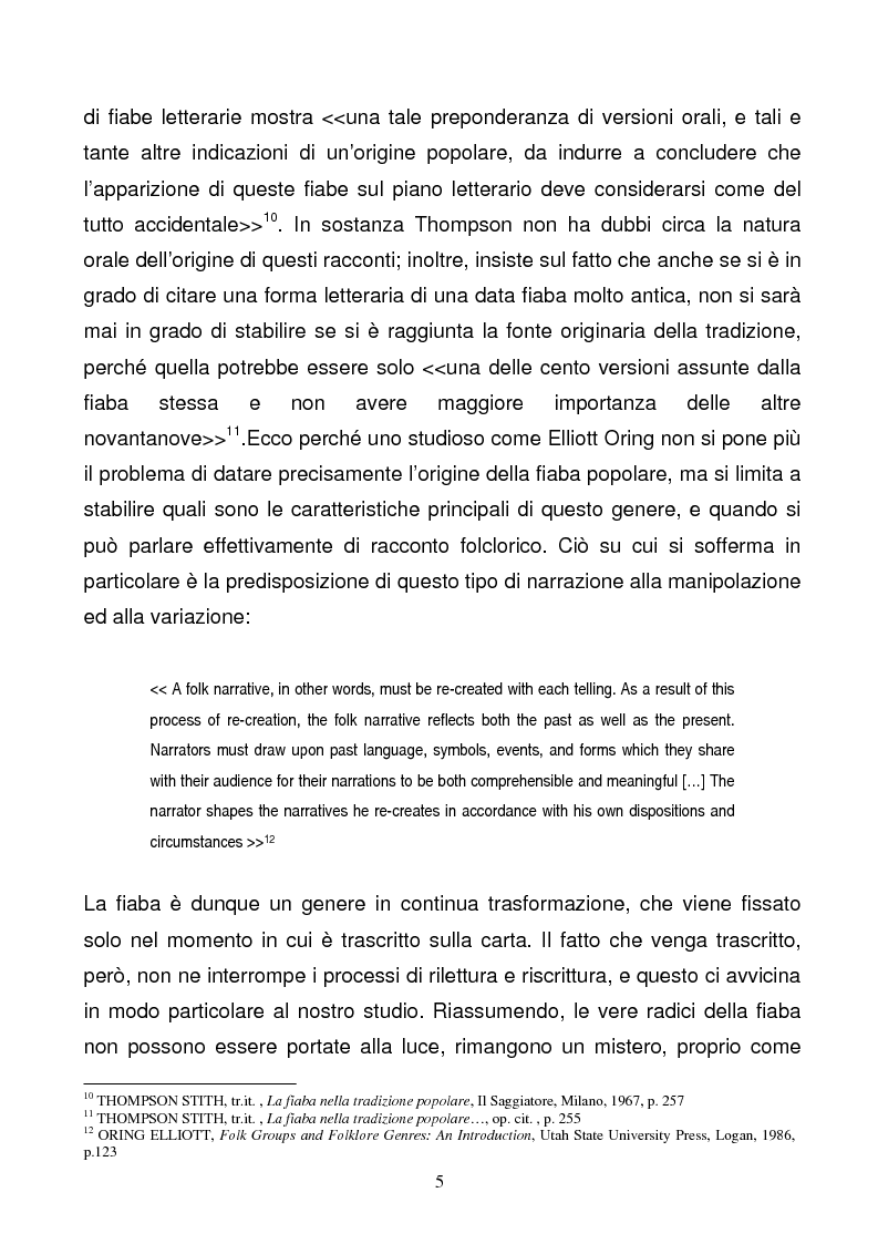Anteprima della tesi: Tra due mondi: dalla fiaba popolare alle riscritture di Angela Carter in The Bloody Chamber and Other Stories, Pagina 5