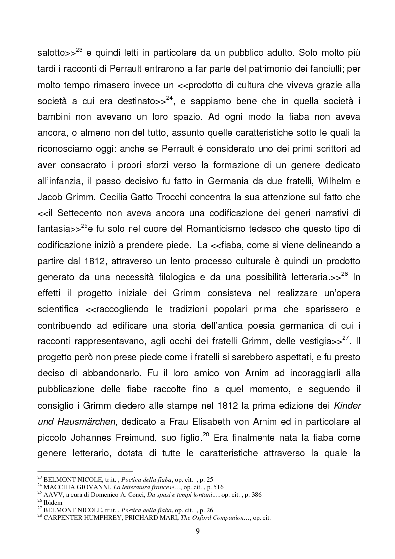 Anteprima della tesi: Tra due mondi: dalla fiaba popolare alle riscritture di Angela Carter in The Bloody Chamber and Other Stories, Pagina 9