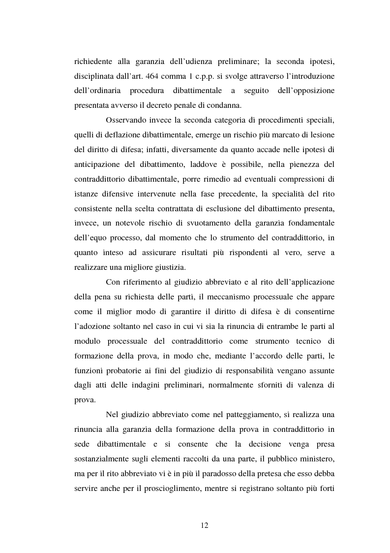 Anteprima della tesi: Strategie difensive e udienza preliminare, Pagina 12