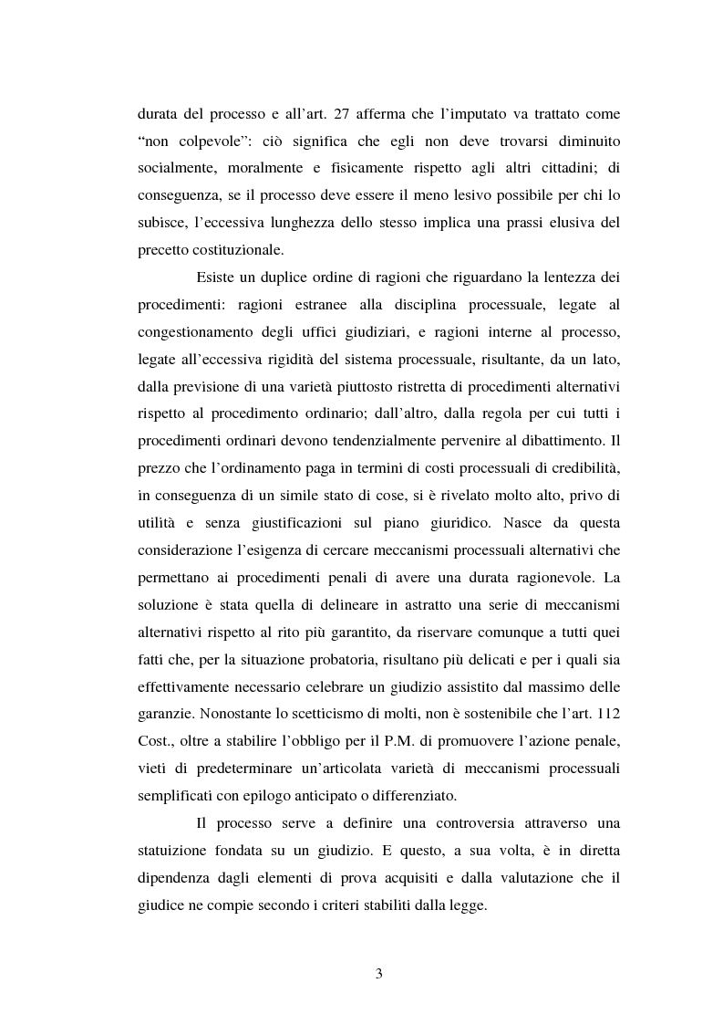 Anteprima della tesi: Strategie difensive e udienza preliminare, Pagina 3