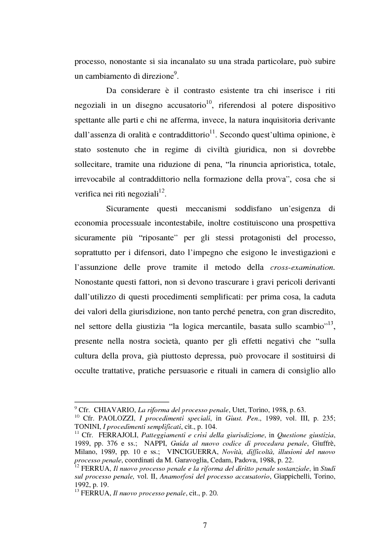Anteprima della tesi: Strategie difensive e udienza preliminare, Pagina 7