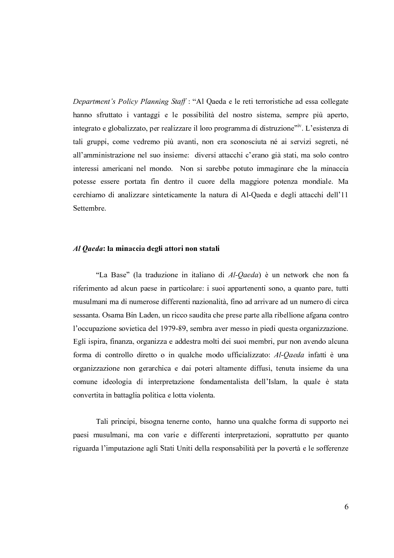 Anteprima della tesi: Il National Security Strategy 2002: Una nuova Grand Strategy americana?, Pagina 3