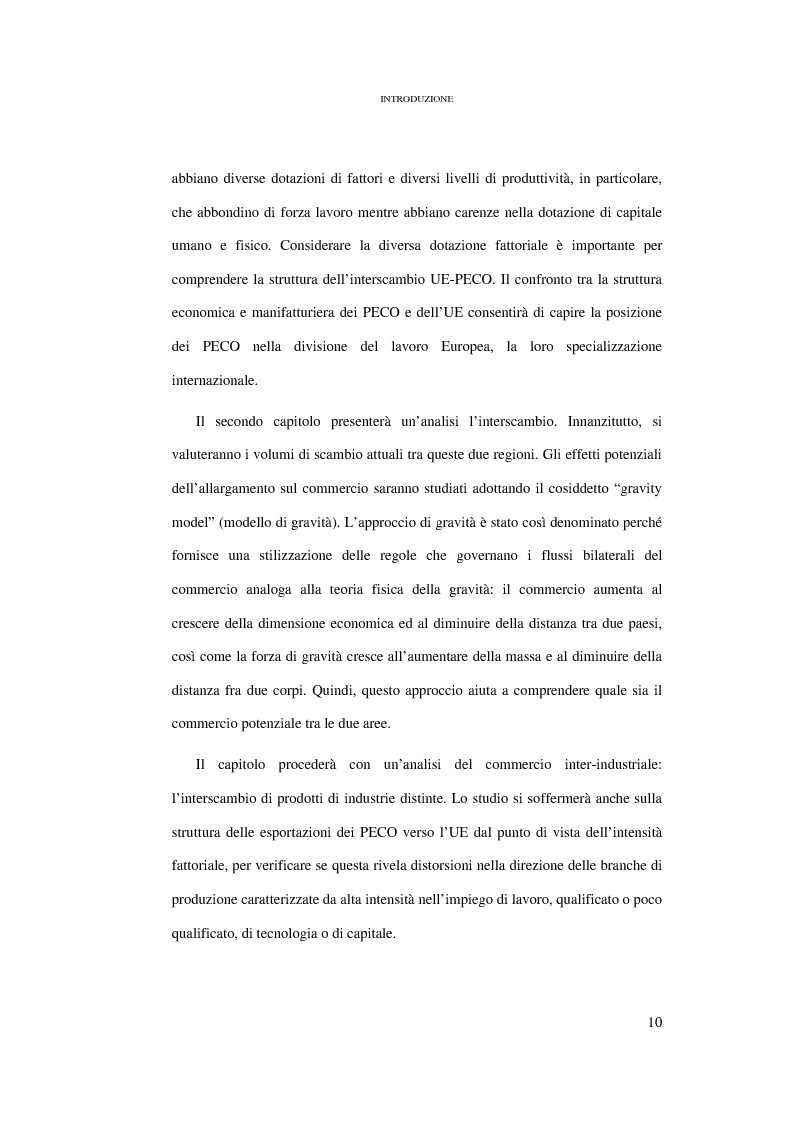Anteprima della tesi: Le conseguenze sul mercato del lavoro dell'allargamento ad Est dell'Unione Europea, Pagina 4