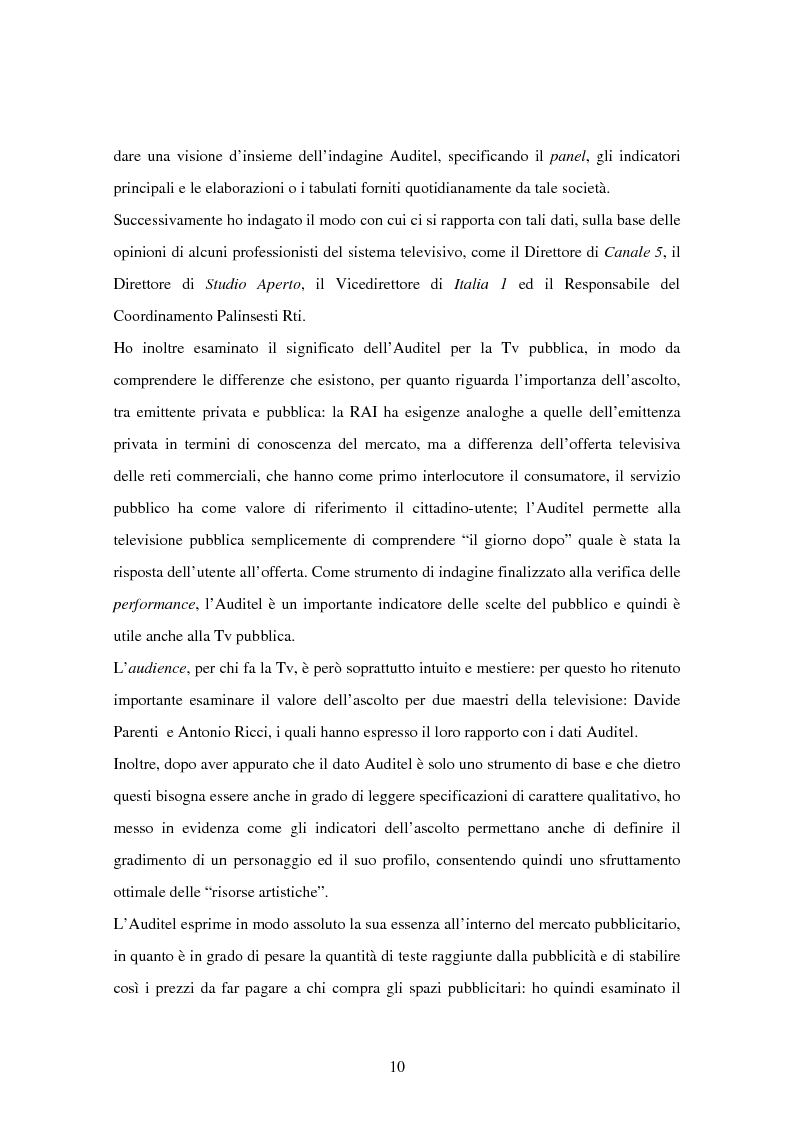 Anteprima della tesi: Costruzione dei palinsesti e marketing televisivo, Pagina 10