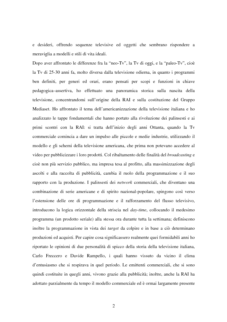 Anteprima della tesi: Costruzione dei palinsesti e marketing televisivo, Pagina 2