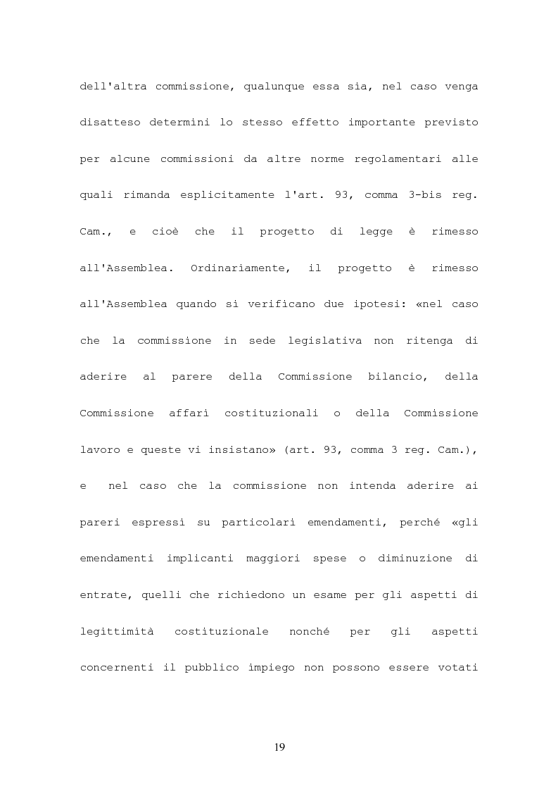 Anteprima della tesi: L'attività consultiva delle commissioni nel procedimento legislativo, Pagina 15