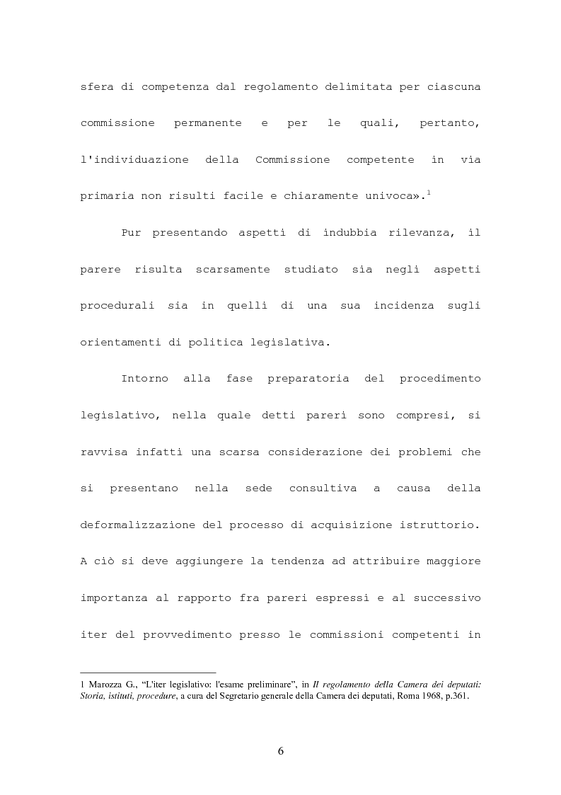 Anteprima della tesi: L'attività consultiva delle commissioni nel procedimento legislativo, Pagina 2