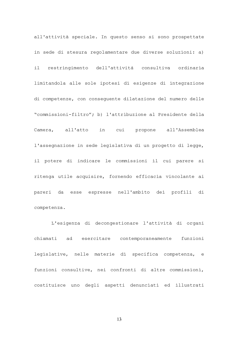 Anteprima della tesi: L'attività consultiva delle commissioni nel procedimento legislativo, Pagina 9