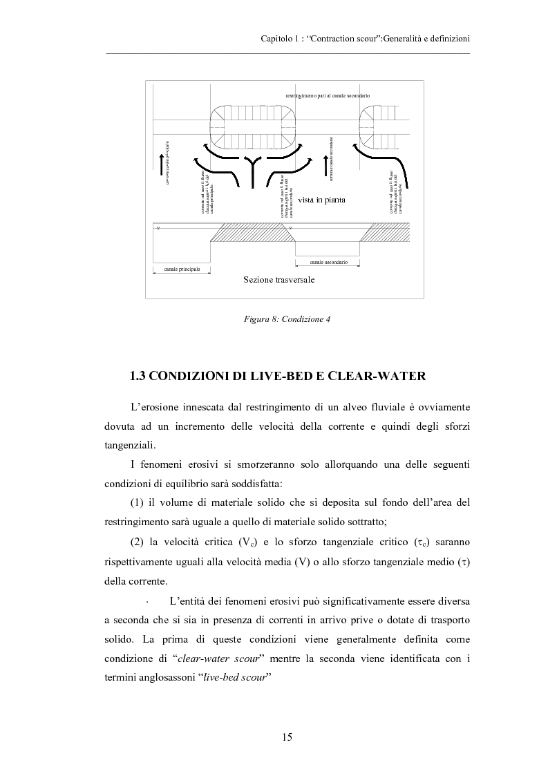 Anteprima della tesi: Indagine sperimentale sull'evoluzione morfologica di un alveo fluviale soggetto a restringimento, Pagina 11