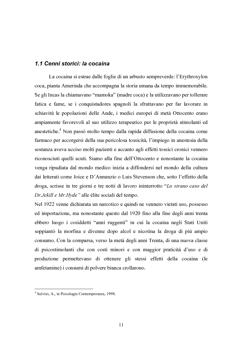 Anteprima della tesi: La strada come "setting variabile". Un progetto di intervento con tossicodipendenti attivi, Pagina 9