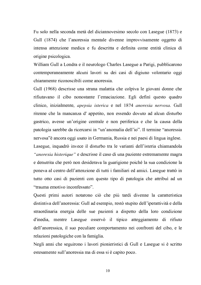 Anteprima della tesi: Il ruolo del padre nell'insorgenza del disturbo alimentare: anoressia e bulimia, Pagina 7