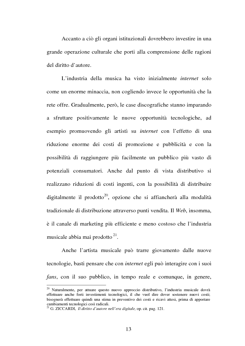 Anteprima della tesi: Il contratto discografico. Profili privatistici, Pagina 13
