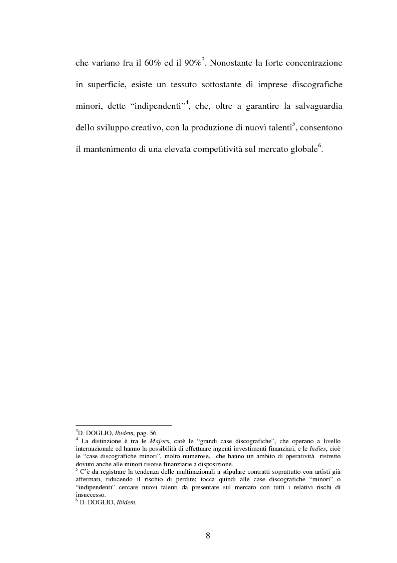 Anteprima della tesi: Il contratto discografico. Profili privatistici, Pagina 8