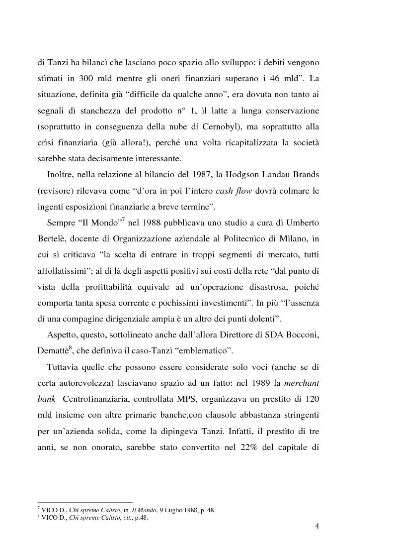 Anteprima della tesi: Un recente "disastro" finanziario: il caso Parmalat, Pagina 11