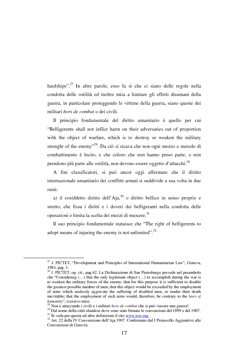 Anteprima della tesi: Le figure criminose previste dallo Statuto della Corte Penale Internazionale a confronto con quelle dello Statuto del Tribunale per l'ex-Jugoslavia, Pagina 11