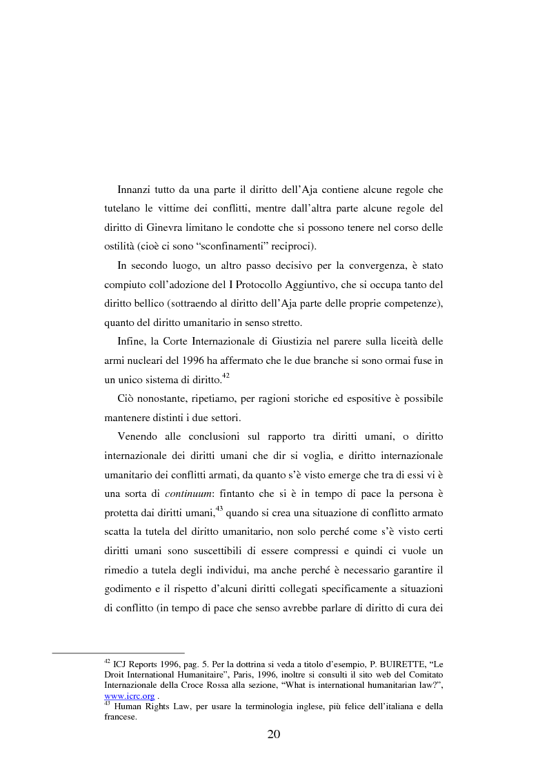 Anteprima della tesi: Le figure criminose previste dallo Statuto della Corte Penale Internazionale a confronto con quelle dello Statuto del Tribunale per l'ex-Jugoslavia, Pagina 14