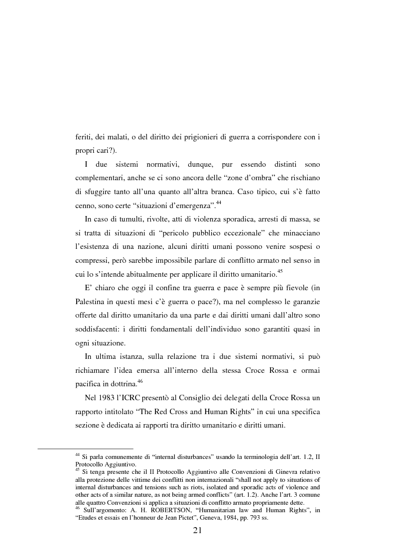 Anteprima della tesi: Le figure criminose previste dallo Statuto della Corte Penale Internazionale a confronto con quelle dello Statuto del Tribunale per l'ex-Jugoslavia, Pagina 15