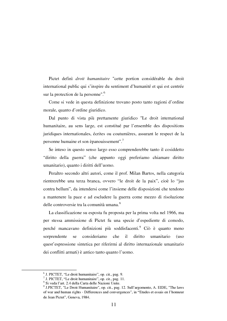 Anteprima della tesi: Le figure criminose previste dallo Statuto della Corte Penale Internazionale a confronto con quelle dello Statuto del Tribunale per l'ex-Jugoslavia, Pagina 5