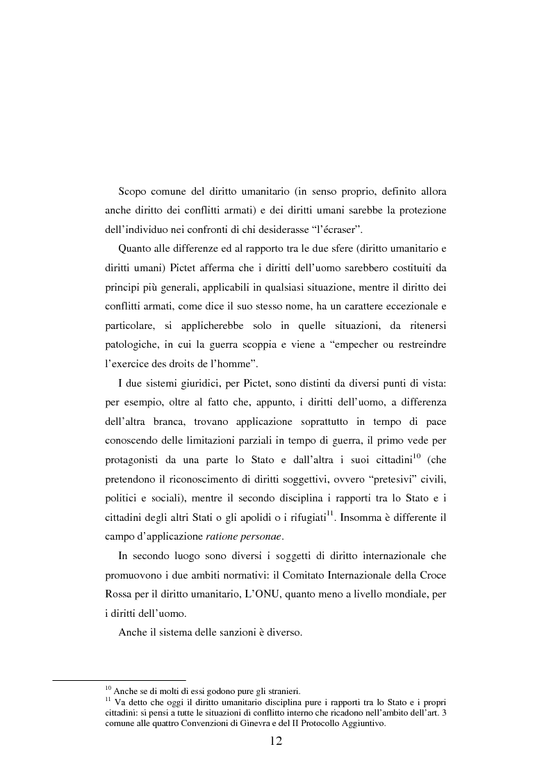 Anteprima della tesi: Le figure criminose previste dallo Statuto della Corte Penale Internazionale a confronto con quelle dello Statuto del Tribunale per l'ex-Jugoslavia, Pagina 6
