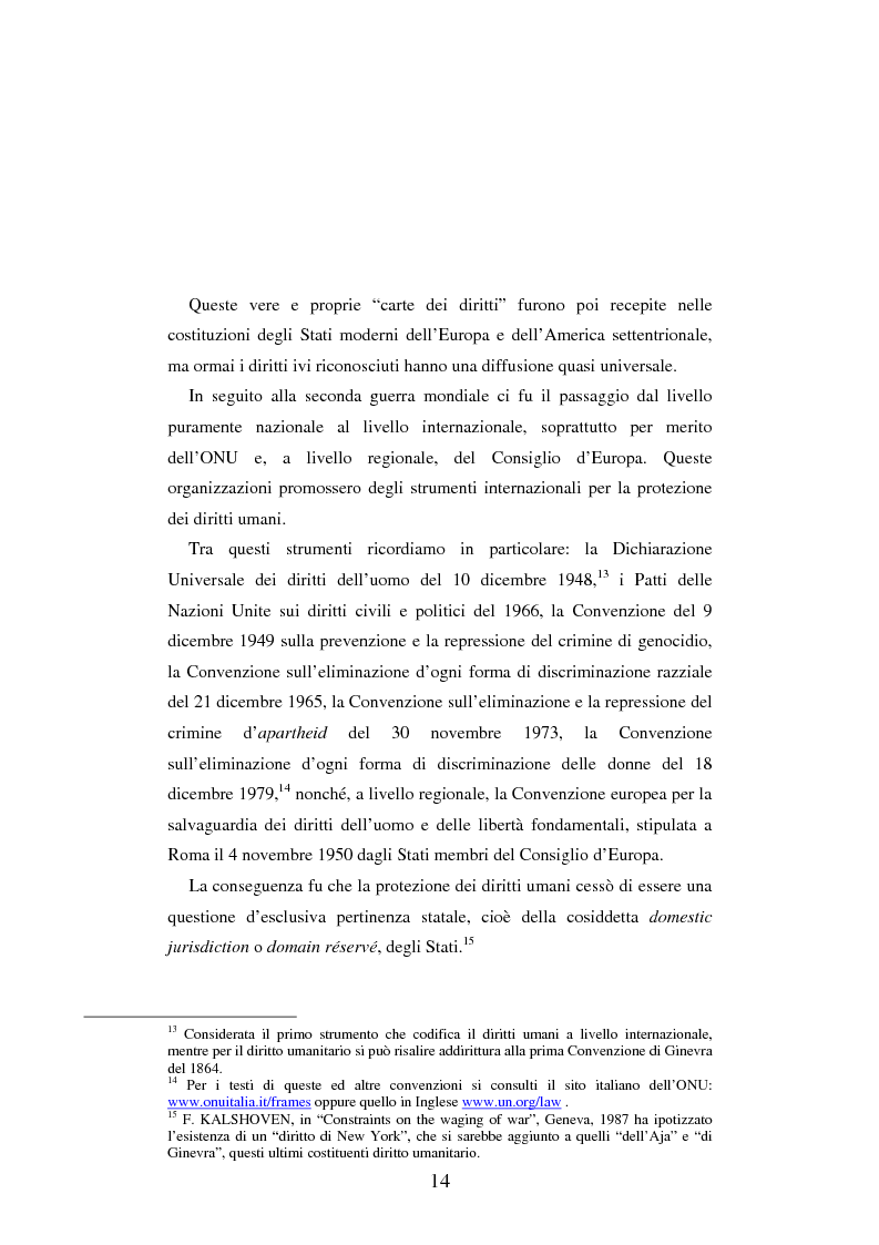 Anteprima della tesi: Le figure criminose previste dallo Statuto della Corte Penale Internazionale a confronto con quelle dello Statuto del Tribunale per l'ex-Jugoslavia, Pagina 8