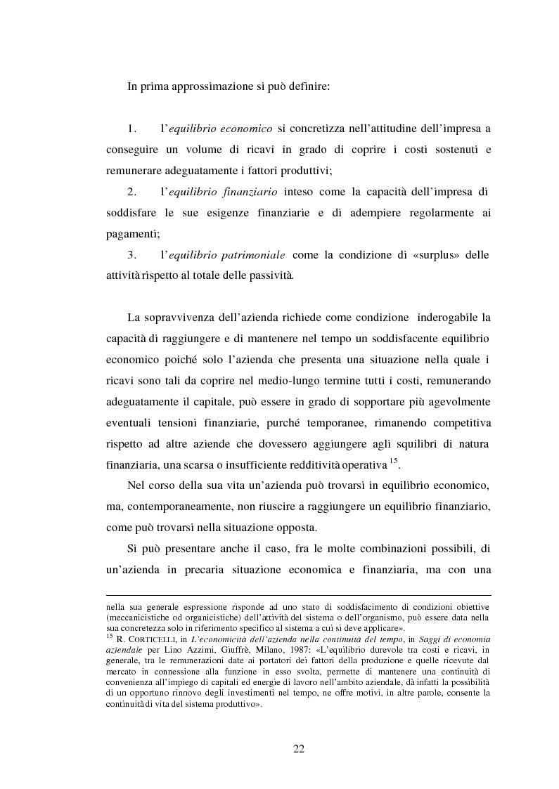 Anteprima della tesi: Crisi d'impresa. Processi degenerativi, strumenti di diagnosi e misure di prevenzione., Pagina 15