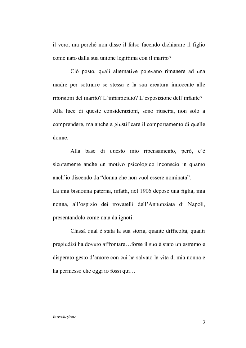 Anteprima della tesi: La dichiarazione di filiazione illegittima di nato da donna maritata in rapporto alla legge penale, Pagina 3