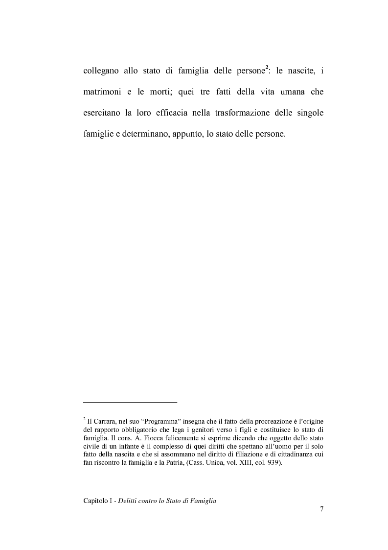 Anteprima della tesi: La dichiarazione di filiazione illegittima di nato da donna maritata in rapporto alla legge penale, Pagina 7