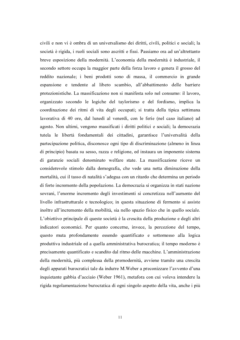 Anteprima della tesi: La postmodernità consumista. Uno studio del mondo contemporaneo attraverso il concetto di consumo, dalla vita quotidiana alle dinamiche internazionali, Pagina 10