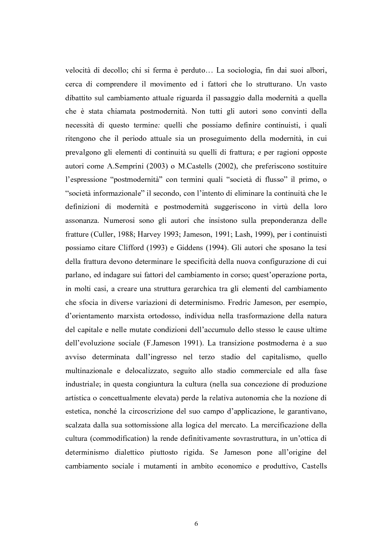 Anteprima della tesi: La postmodernità consumista. Uno studio del mondo contemporaneo attraverso il concetto di consumo, dalla vita quotidiana alle dinamiche internazionali, Pagina 5