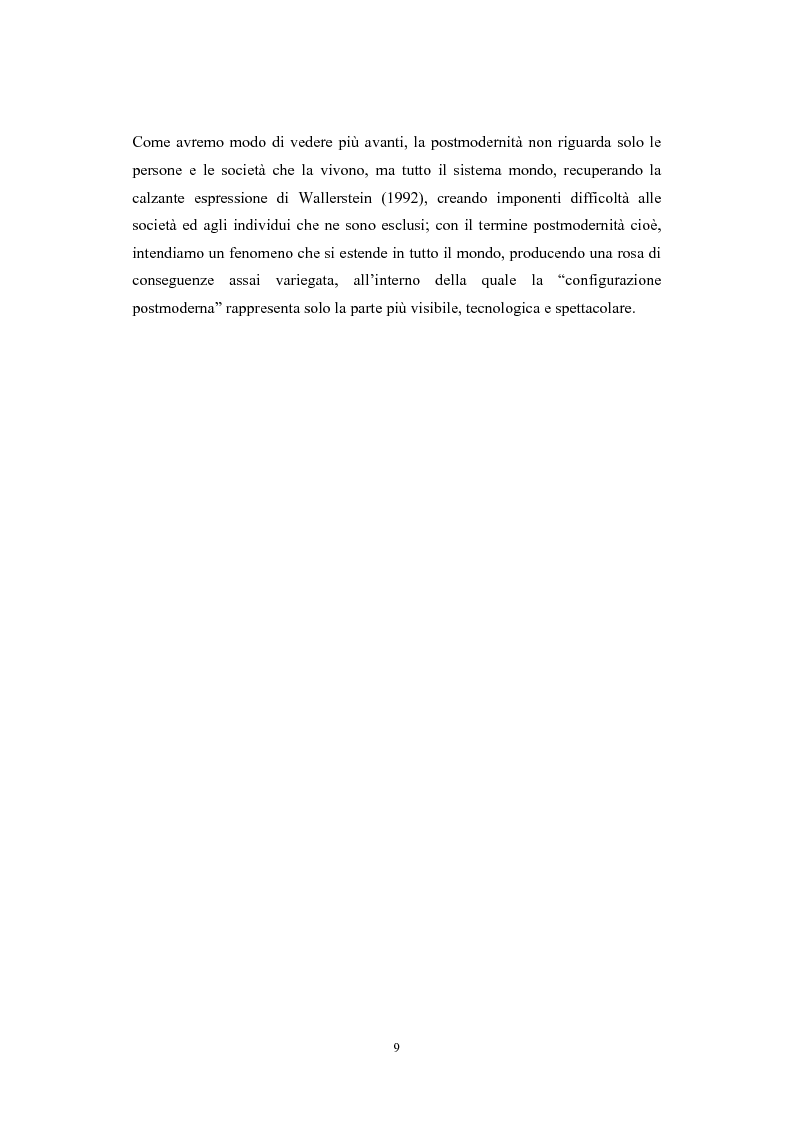 Anteprima della tesi: La postmodernità consumista. Uno studio del mondo contemporaneo attraverso il concetto di consumo, dalla vita quotidiana alle dinamiche internazionali, Pagina 8