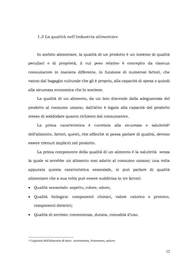 Anteprima della tesi: Customer Satisfaction nella ristorazione ospedaliera. Un'analisi al C.T.O. di Palermo, Pagina 8