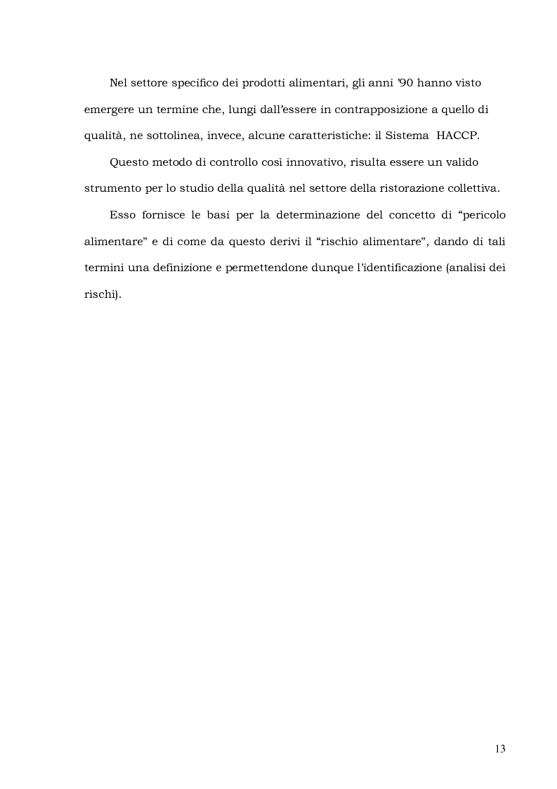 Anteprima della tesi: Customer Satisfaction nella ristorazione ospedaliera. Un'analisi al C.T.O. di Palermo, Pagina 9