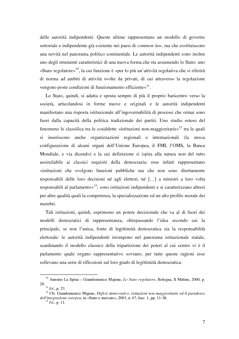 Anteprima della tesi: Autorità indipendenti, terzo settore e sussidiarietà nelle trasformazioni attuali dei sistemi democratici, Pagina 3