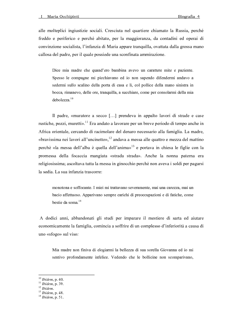 Anteprima della tesi: Maria Occhipinti: una ribelle del Novecento, Pagina 7