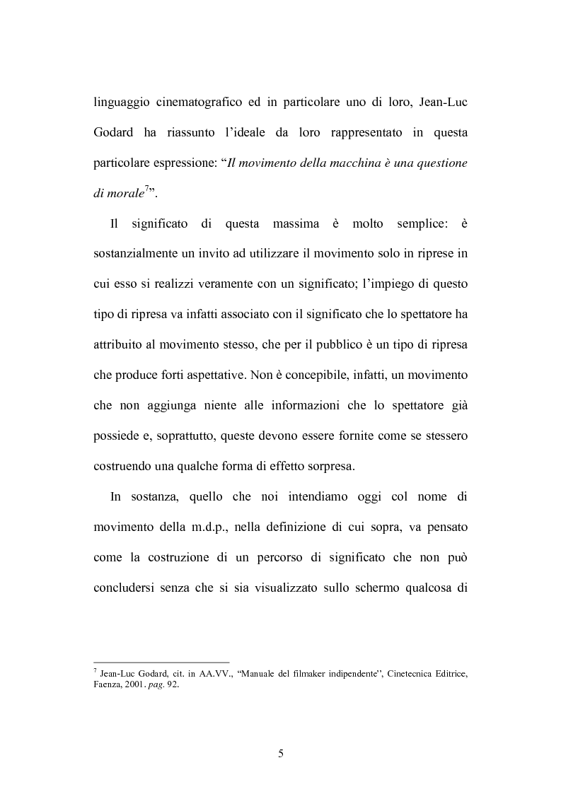 Anteprima della tesi: L'occhio che si muove - I movimenti di macchina nel cinema di Stanley Kubrick, Pagina 3