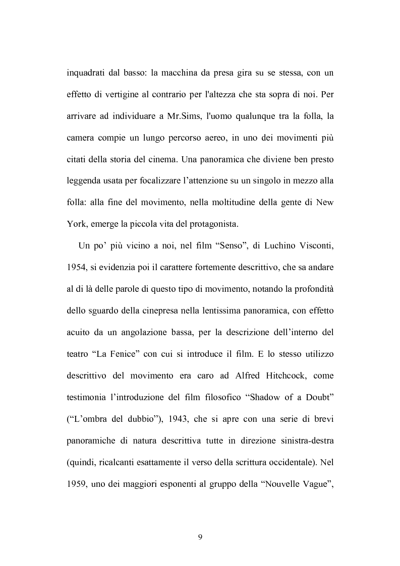 Anteprima della tesi: L'occhio che si muove - I movimenti di macchina nel cinema di Stanley Kubrick, Pagina 7
